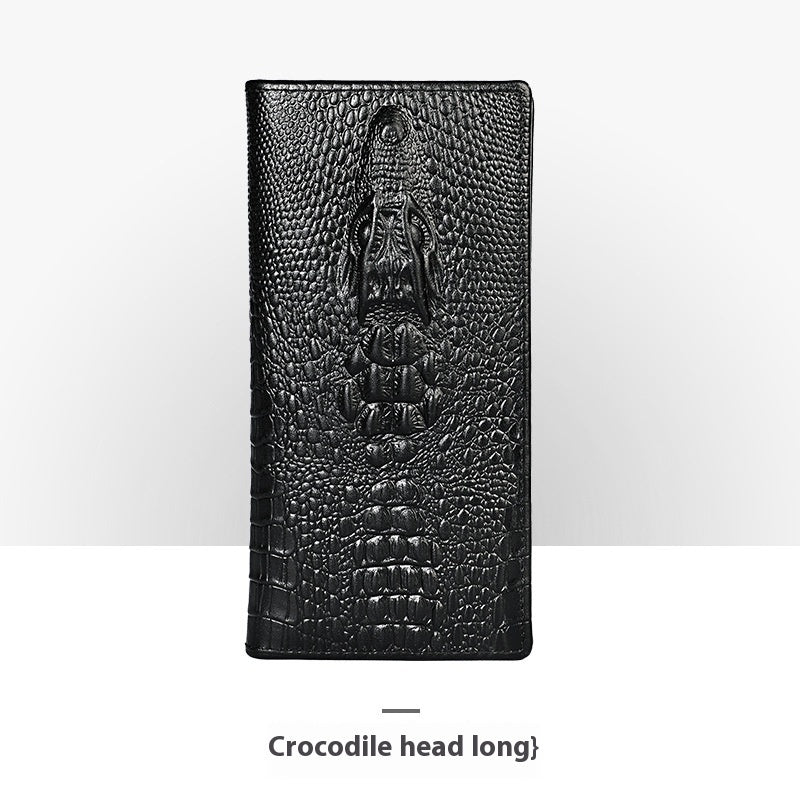 embossed leather wallet, view 15 - MRSLM
