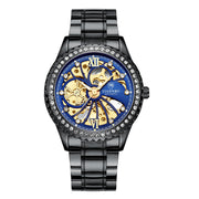 men's diamond automatic watch, view 4 - MRSLM