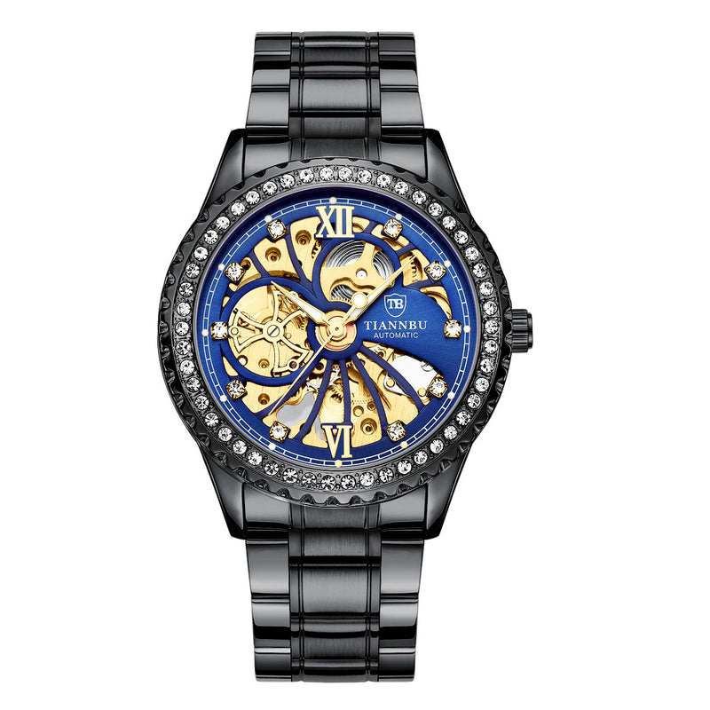 men's diamond automatic watch, view 4 - MRSLM