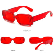 Clear plastic retro sunglasses, view 15 - MRSLM