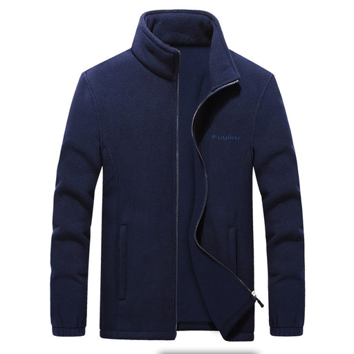 Men's sherpa fleece casual jacket - MRSLM