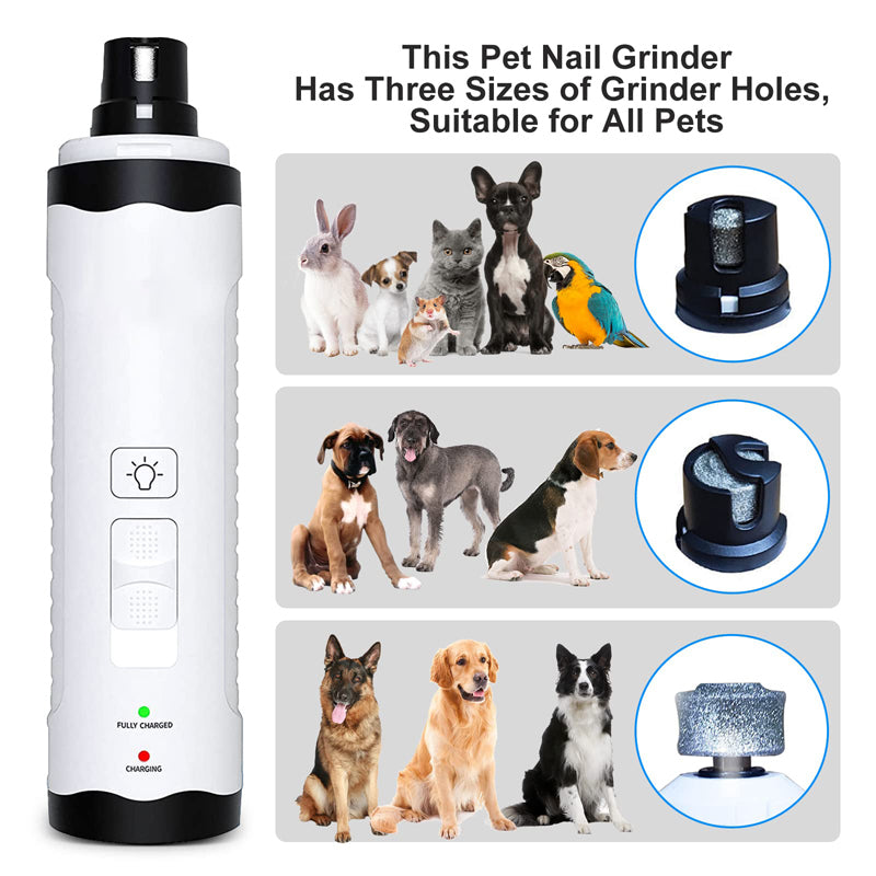 usb rechargeable pet nail grinder, view 5 - MRSLM