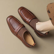 retro leather pumps, view 4 - MRSLM