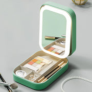 portable LED makeup mirror, view 3 - MRSLM