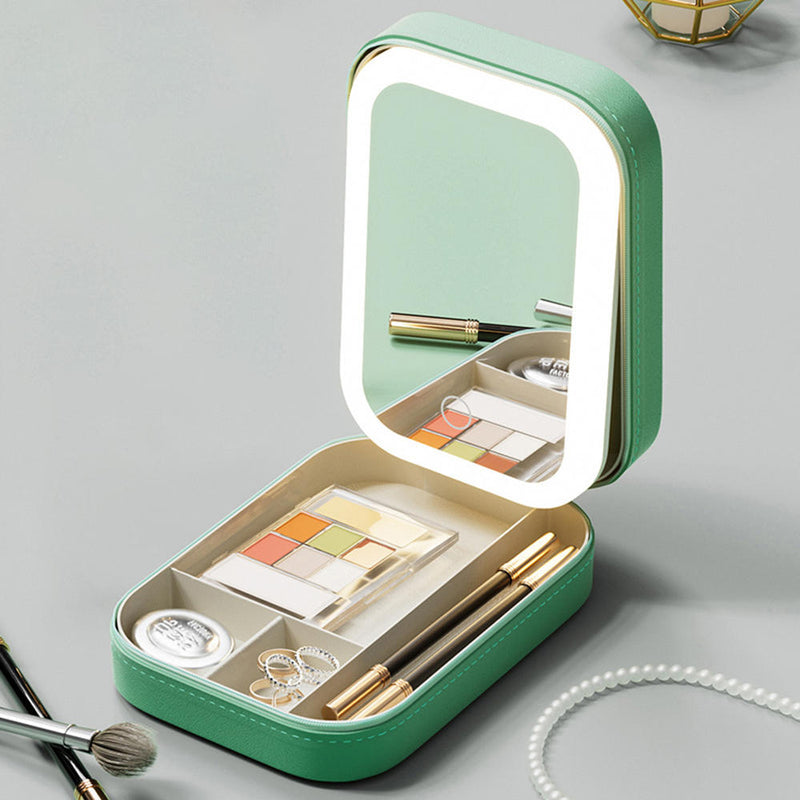 portable LED makeup mirror, view 3 - MRSLM