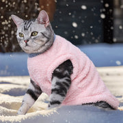 fleece cat and puppy sweater coat - MRSLM