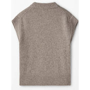 Women's knitted V-neck vest, view 5 - MRSLM