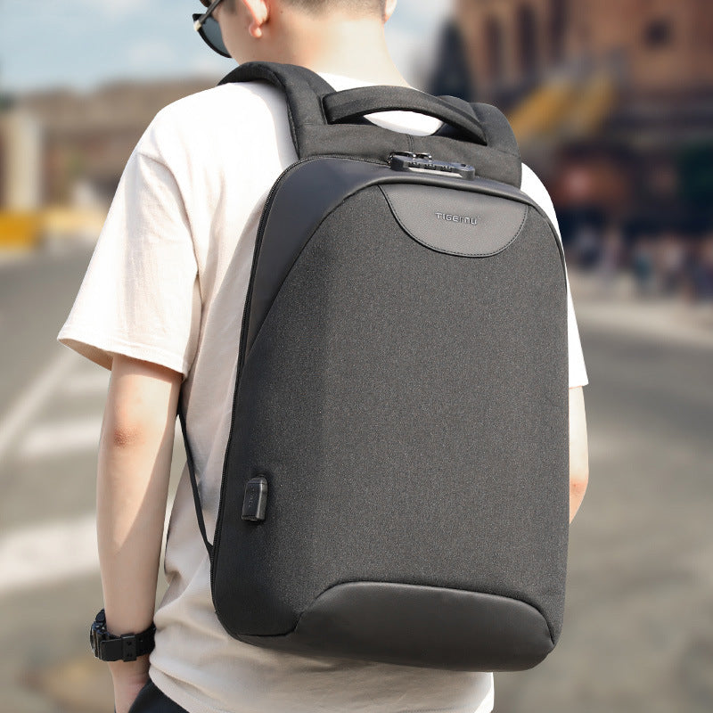 anti-theft business backpack with combination lock - MRSLM