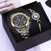 couple bracelet watch set, view 2 - MRSLM
