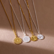 coin pendant necklace, view 11 - MRSLM
