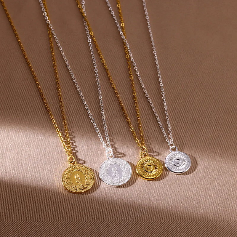 coin pendant necklace, view 11 - MRSLM