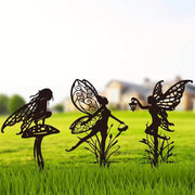 Enchanted garden fairy metal stake - MRSLM