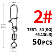 pike fishing stainless steel swivel connectors, view 4 - MRSLM