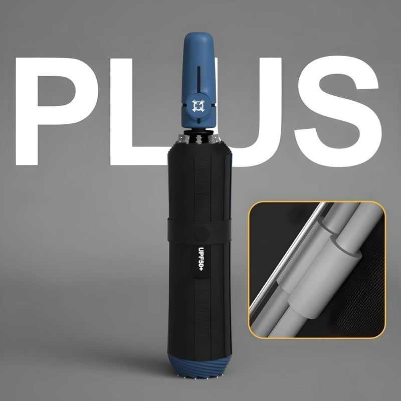 automatic UV blocking folding umbrella, view 5 - MRSLM