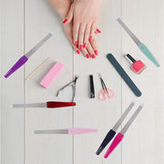 stainless steel nail file set, view 2 - MRSLM
