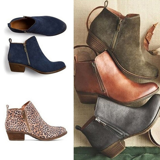 Chunky heel plus-size shoes - MRSLM