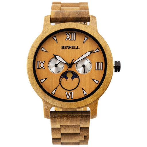 Wooden quartz watch, view 3 - MRSLM