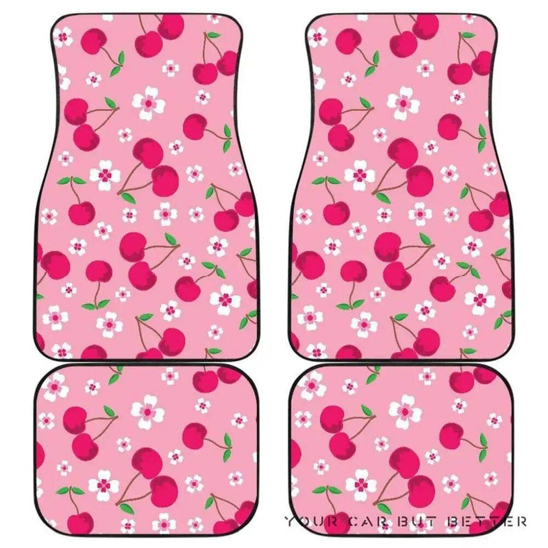 cherry blossom car mats, view 2 - MRSLM