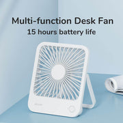 quiet foldable desk fan, view 8 - MRSLM