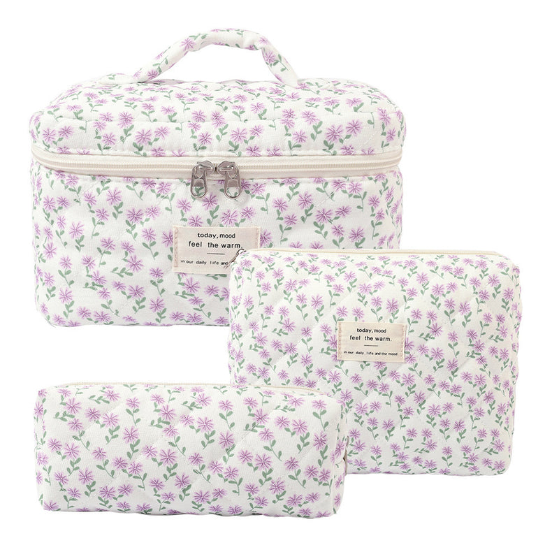 floral home storage cosmetic bag, view 21 - MRSLM