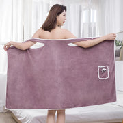 soft coral velvet bath skirt, view 7 - MRSLM