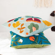 floral embroidery cushion cover, view 11 - MRSLM