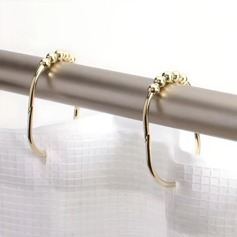 gold shower curtain rings, view 3 - MRSLM