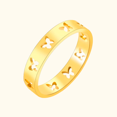 hollow butterfly ring - MRSLM
