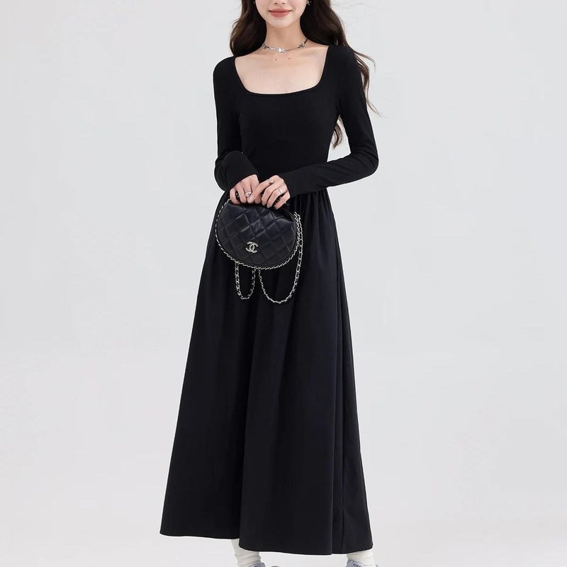 square neck casual dress, view 11 - MRSLM