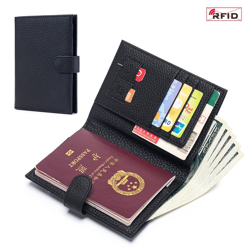 leather passport wallet, view 11 - MRSLM