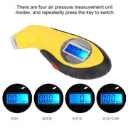 compact lcd digital tire pressure gauge, view 6 - MRSLM