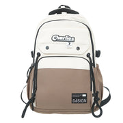 large nylon contrast backpack, view 10 - MRSLM