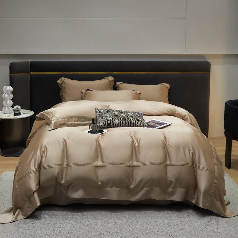 Solid Color 100% Lyocell Four-piece Set