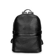 braided men's leather backpack, view 3 - MRSLM