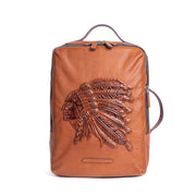 Cowhide leather backpack, view 5 - MRSLM