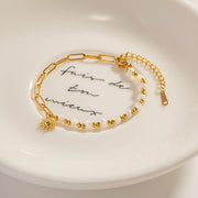 sun pendant beaded bracelet, view 7 - MRSLM