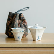 Orchid ceramic tea set - MRSLM