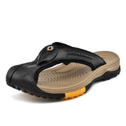 men's leather flip-flops, view 8 - MRSLM