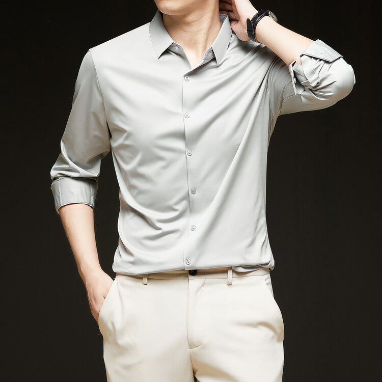Business slim fit casual shirt, view 6 - MRSLM