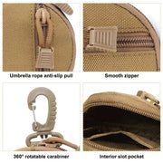 portable tactical dog treat pouch, view 9 - MRSLM