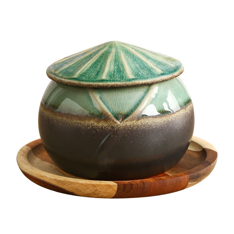 ceramic bamboo hat stew bowl, view 5 - MRSLM