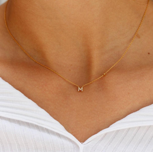 letter pendant necklace - MRSLM