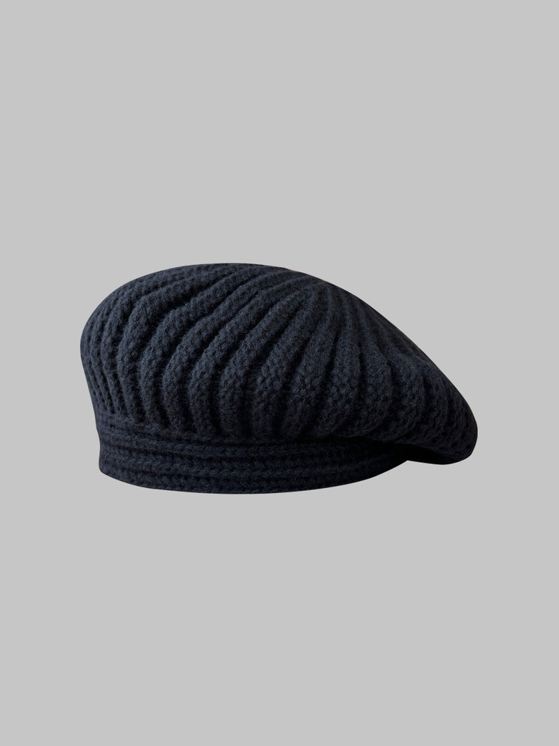 knitted wool beret for women, view 4 - MRSLM