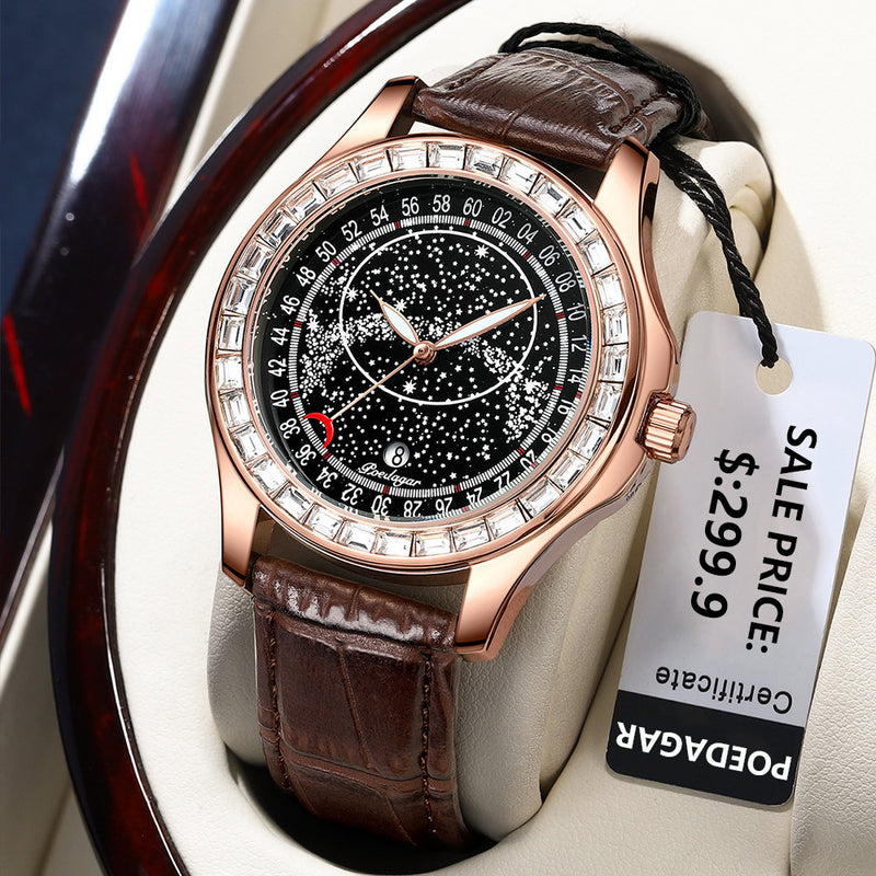 casual luminous quartz watch, view 5 - MRSLM