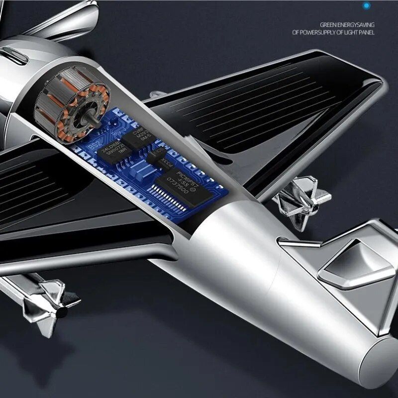 Solar aircraft car air freshener, view 7 - MRSLM