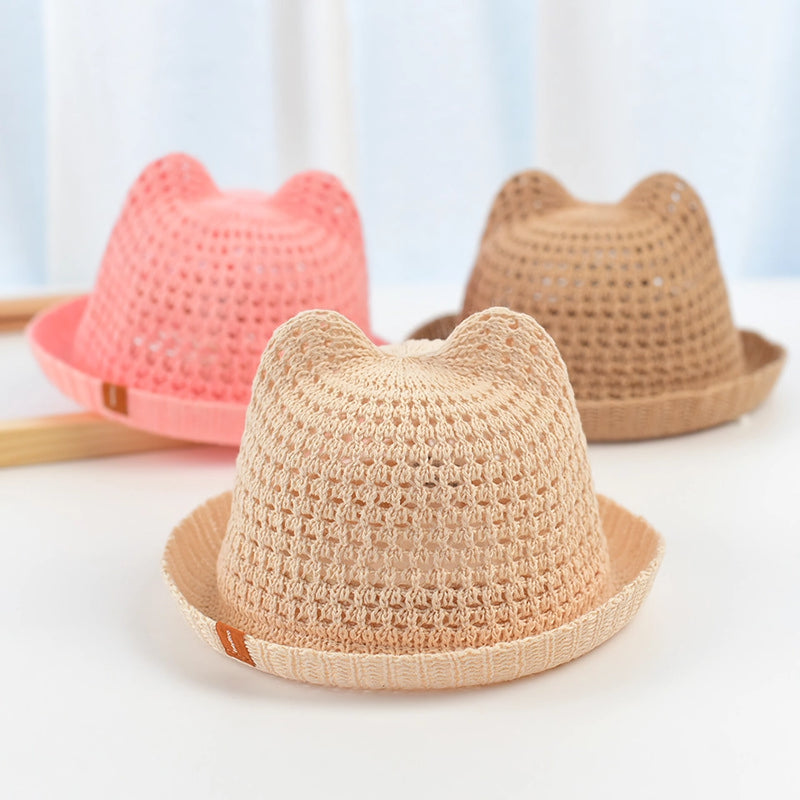 summer sunshade hat with cat ears, view 7 - MRSLM