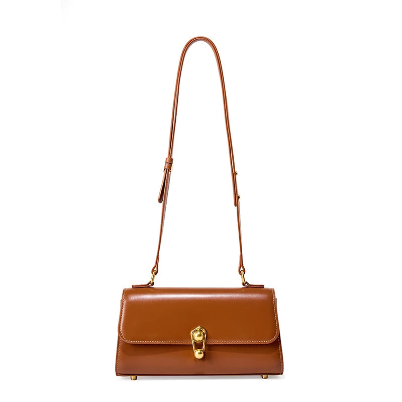 burgundy leather crossbody bag, view 3 - MRSLM