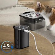stainless steel automatic cat water fountain, view 6 - MRSLM
