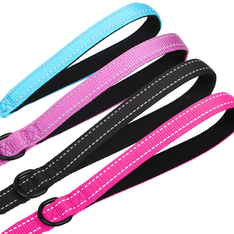 double handle nylon dog leash, view 12 - MRSLM