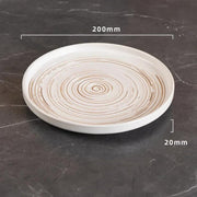 retro ceramic western style plate, view 2 - MRSLM